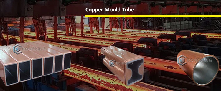 Crystallizer Copper Tube Upgrade Cuag Dhp R9 160X160mm Square CCM Copper Mould Tube